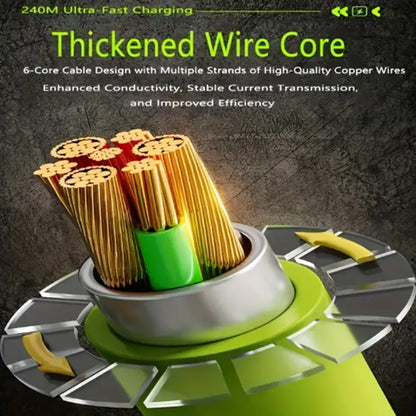 🔌 Flexible silicone fast-charging cable – strong, durable and super-fast | The cable that doesn’t get tangled or break