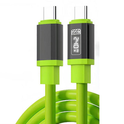 🔌 Flexible silicone fast-charging cable – strong, durable and super-fast | The cable that doesn’t get tangled or break