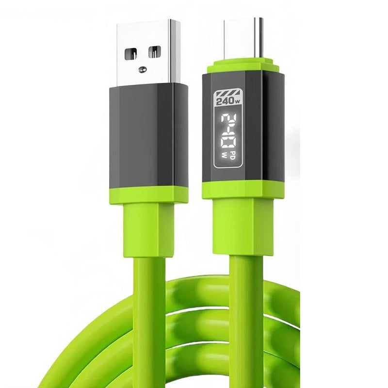 🔌 Flexible silicone fast-charging cable – strong, durable and super-fast | The cable that doesn’t get tangled or break
