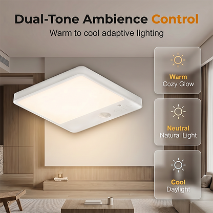 🏡💡Rechargeable Motion Sensor Ceiling Light – Hands-Free Brightness In Seconds✨