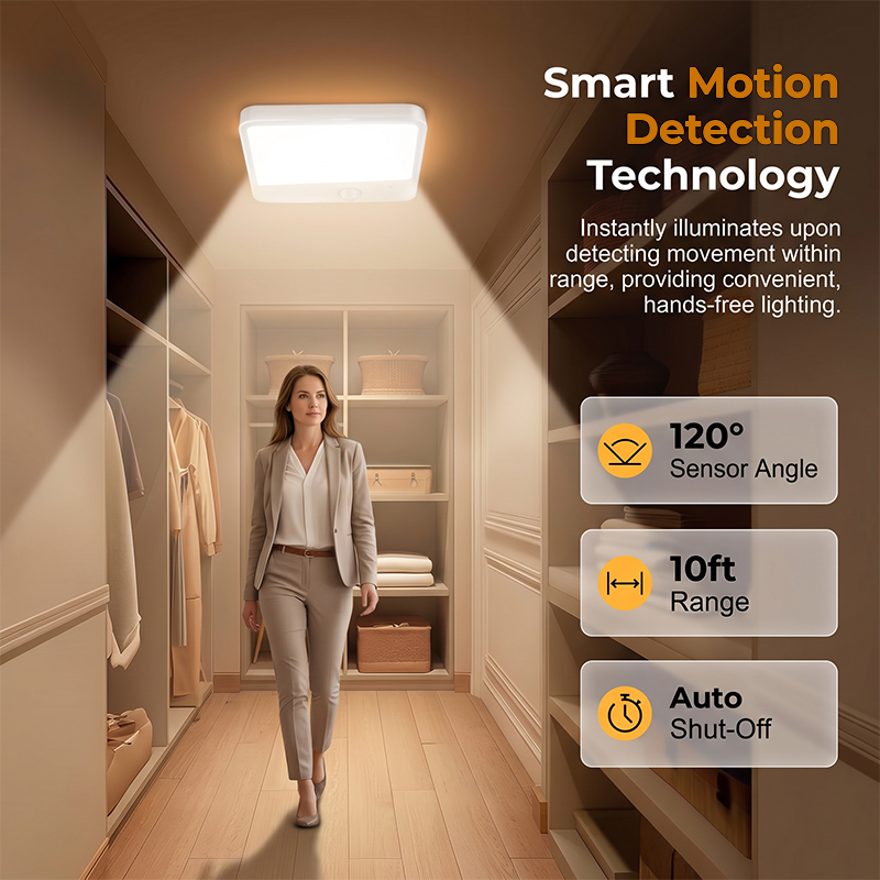 🏡💡Rechargeable Motion Sensor Ceiling Light – Hands-Free Brightness In Seconds✨