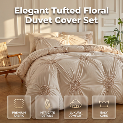 🎉 2026er Sale — Über 35.000 verkauft! 💞 Elegantes Bettbezug-Set mit Biesenfalten – Weich, stilvoll & für einen gemütlichen Schlafzimmer-Rückzugsort konzipiert 🛏️