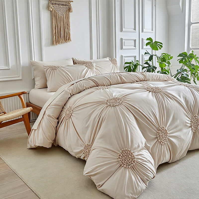 🎉 2026er Sale — Über 35.000 verkauft! 💞 Elegantes Bettbezug-Set mit Biesenfalten – Weich, stilvoll & für einen gemütlichen Schlafzimmer-Rückzugsort konzipiert 🛏️