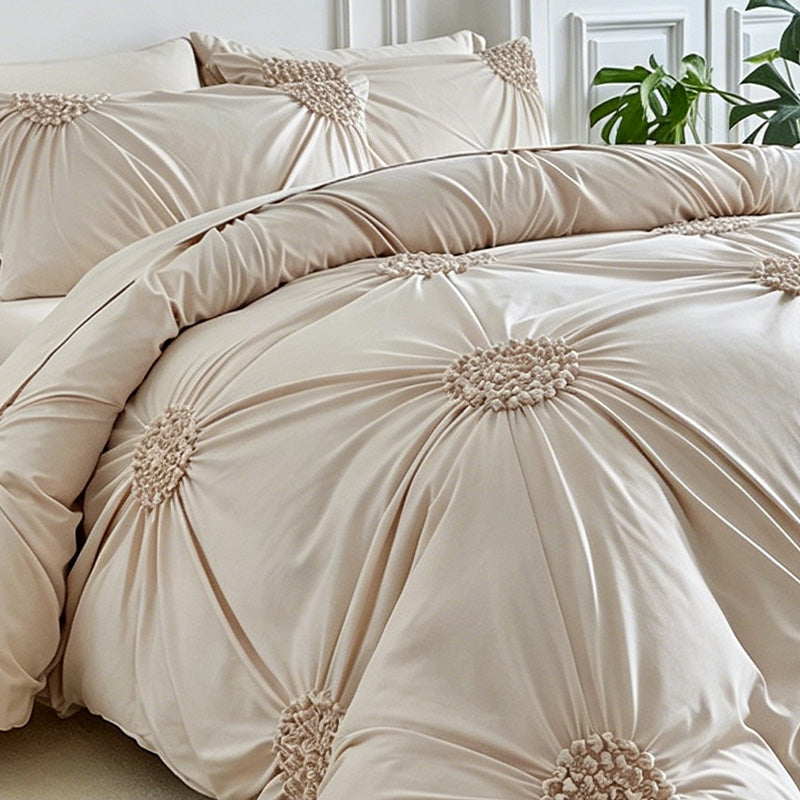 🎉 2026er Sale — Über 35.000 verkauft! 💞 Elegantes Bettbezug-Set mit Biesenfalten – Weich, stilvoll & für einen gemütlichen Schlafzimmer-Rückzugsort konzipiert 🛏️