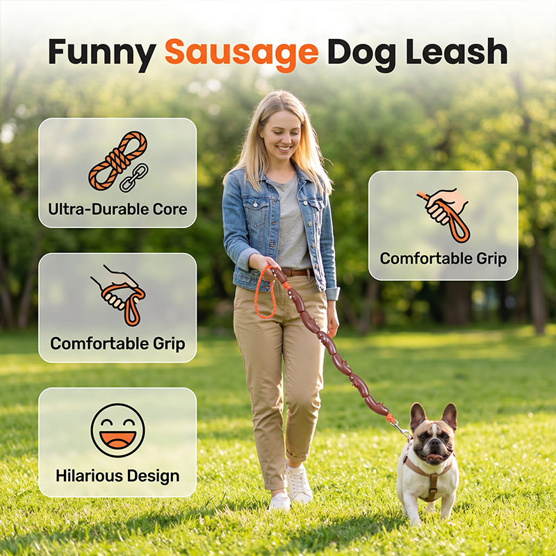 ⏳Limited-time 50% off⏰Playful Sausage Dog Leash🌭🐕