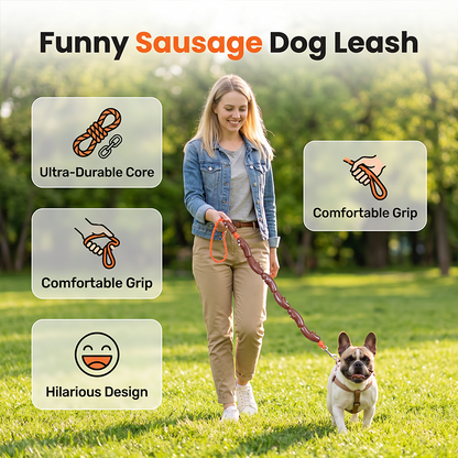 ⏳Limited-time 50% off⏰Playful Sausage Dog Leash🌭🐕
