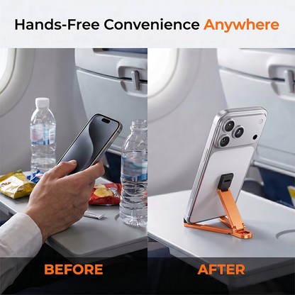 📱Mini Aluminum Phone Stand Keychain Foldable Desktop Holder – Small Gadget, Big Convenience✨