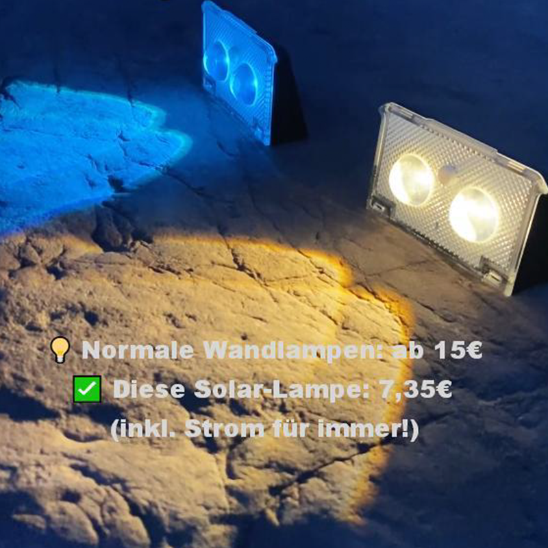 🏡☀️ No Electricity Bills, Just Beautiful Outdoor Light –Solar Outdoor Wall Light – 3 Color & Rainbow✨