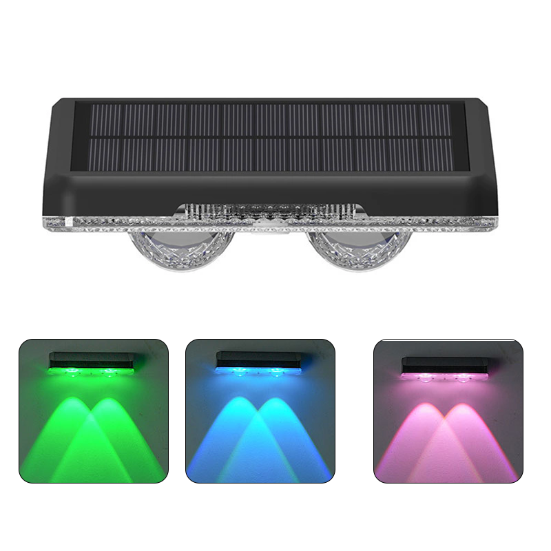 🏡☀️ No Electricity Bills, Just Beautiful Outdoor Light –Solar Outdoor Wall Light – 3 Color & Rainbow✨