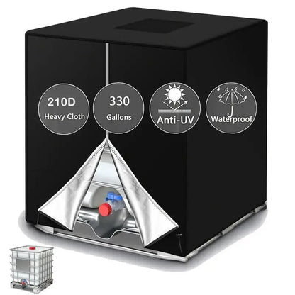 🔥Limited time 55% OFF! Safeguard your water quality! 💦Waterproof Outdoor IBC Tote Cover