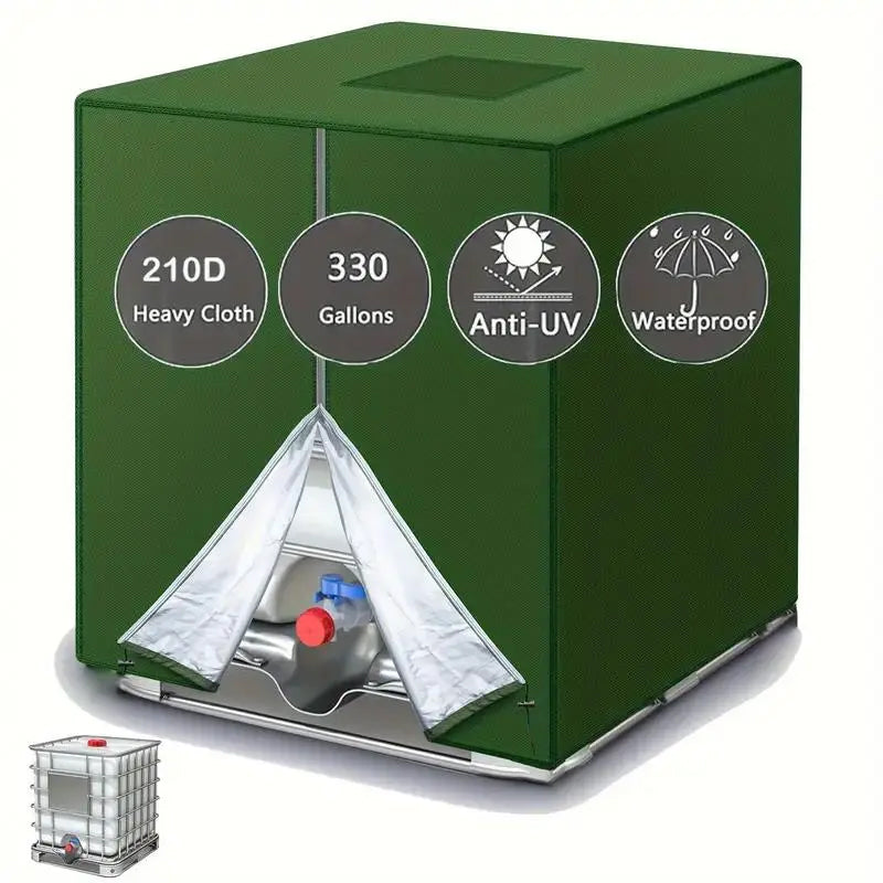🔥Limited time 55% OFF! Safeguard your water quality! 💦Waterproof Outdoor IBC Tote Cover