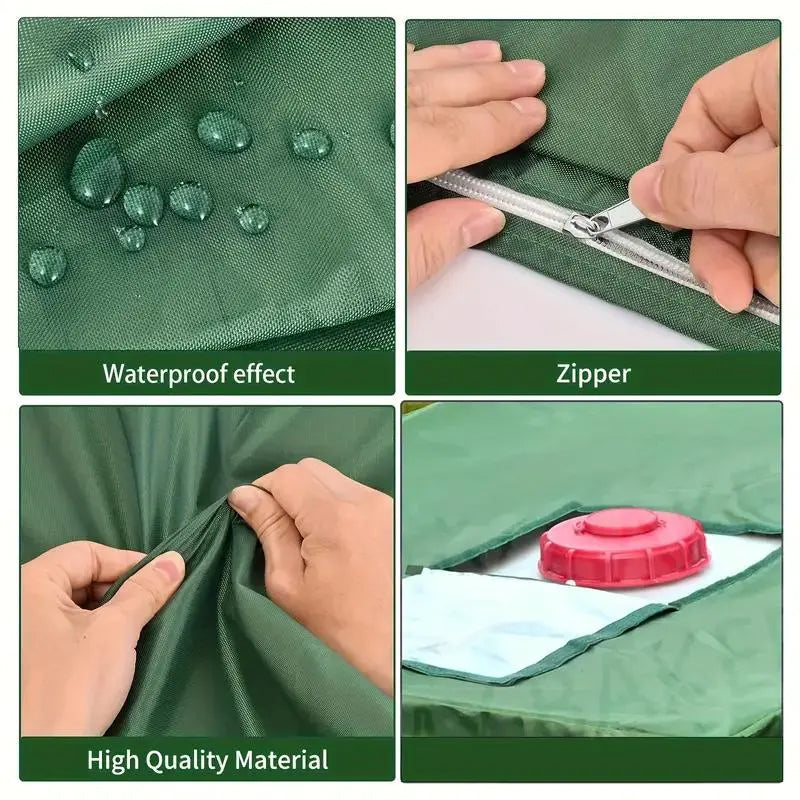 🔥Limited time 55% OFF! Safeguard your water quality! 💦Waterproof Outdoor IBC Tote Cover