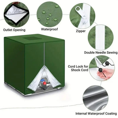 🔥Limited time 55% OFF! Safeguard your water quality! 💦Waterproof Outdoor IBC Tote Cover