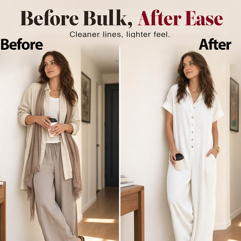 🌿Women's Casual Loose Short Sleeve Button Jumpsuit – Comfortable, Flattering & Effortlessly Stylish✨