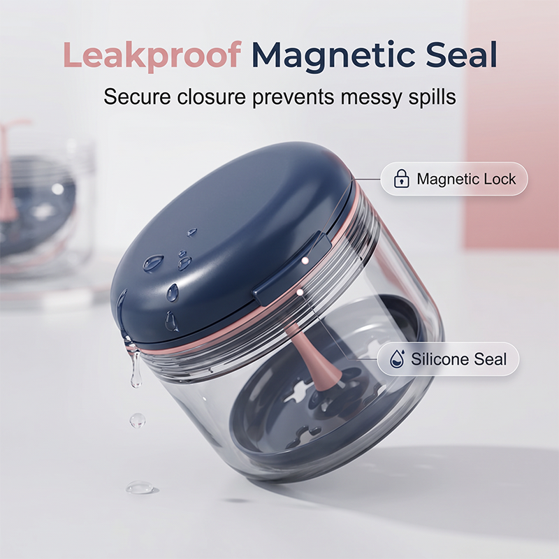 🦷Leakproof Retainer Case With Mirror Portable Aligner Soaking Box– Hygienic, Portable & Easy To Use✨