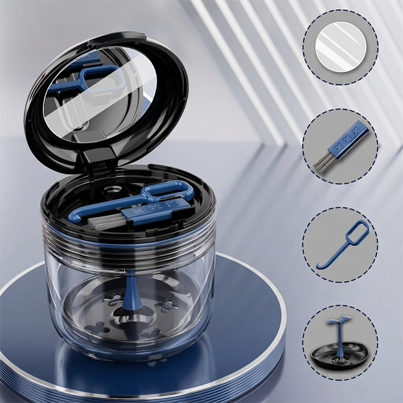 🦷Leakproof Retainer Case With Mirror Portable Aligner Soaking Box– Hygienic, Portable & Easy To Use✨