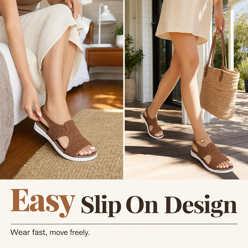 ☁️Women's Casual Comfort Peep Toe Sandals— Step Into Comfort Today🔥✨