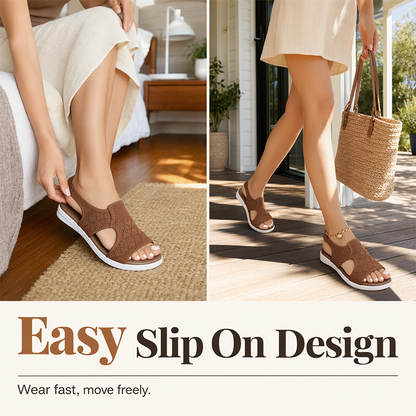 ☁️Women's Casual Comfort Peep Toe Sandals— Step Into Comfort Today🔥✨