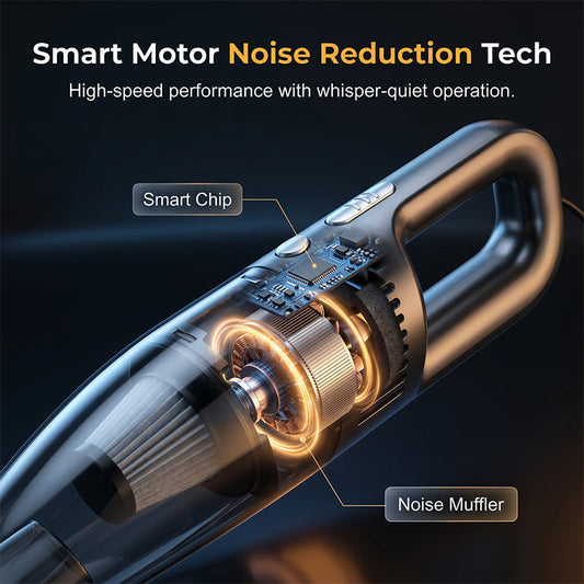 🚘🔥120W Handheld Car Vacuum Cleaner Cordless Wet Dry Dual Use for Home and Vehicle – Keep Your Car Fresh Anytime, Anywhere✨