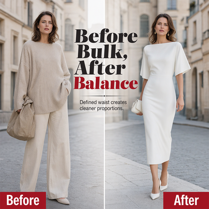💃✨Women Elegant Boat Neck Flutter Sleeve Dress – Flattering Fit From Office To Evening 💕