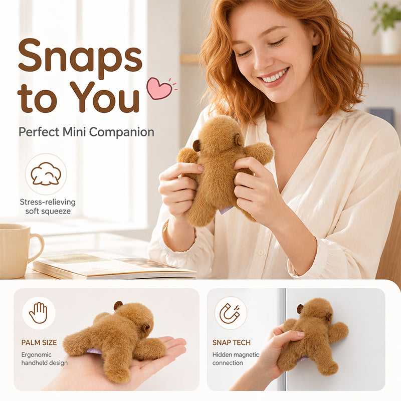 ⏳Limited-time 66% off !! Lovely Plush Fridge Magnet Doll – Ultra Soft Velvet Feel, Hidden Magnetic Design and 17 Adorable Characters ✨
