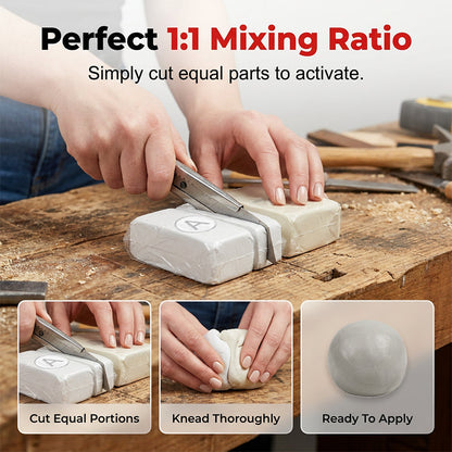 🏭Factory direct 50% off！🛠️All-purpose repair！🔥AB Epoxy Putty Stone Model Repair Clay