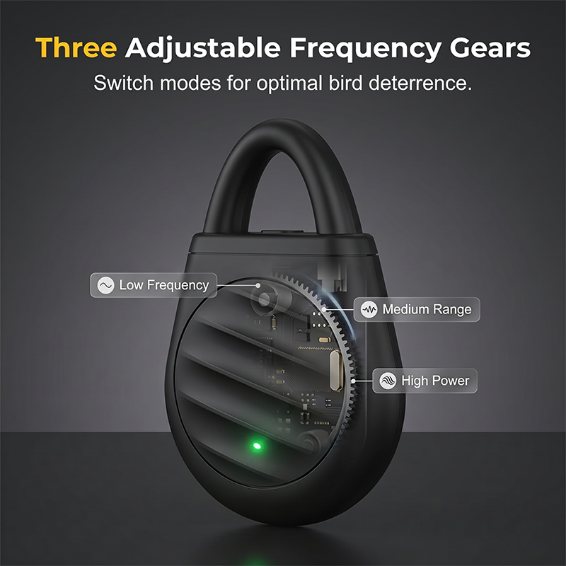 🦟🚫 Goodbye Bites & Buzzing – Portable Ultrasonic Bird Repellent Keychain🌿