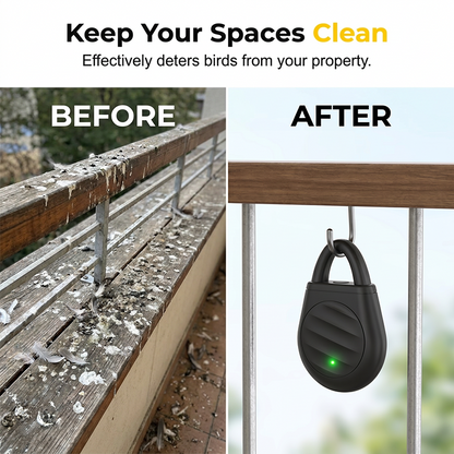 🦟🚫 Goodbye Bites & Buzzing – Portable Ultrasonic Bird Repellent Keychain🌿