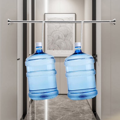 🔥50% off limited time！🥼👚 Create storage space anywhere anytime！Adjustable No-Drill Tension Rod