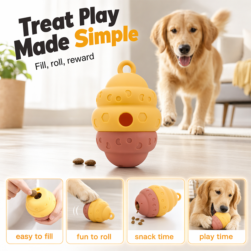 🐶Interactive Pet Slow Feeder & Chew Toy - Stop Boredom & Slow Down Fast Eating🐾 ✨