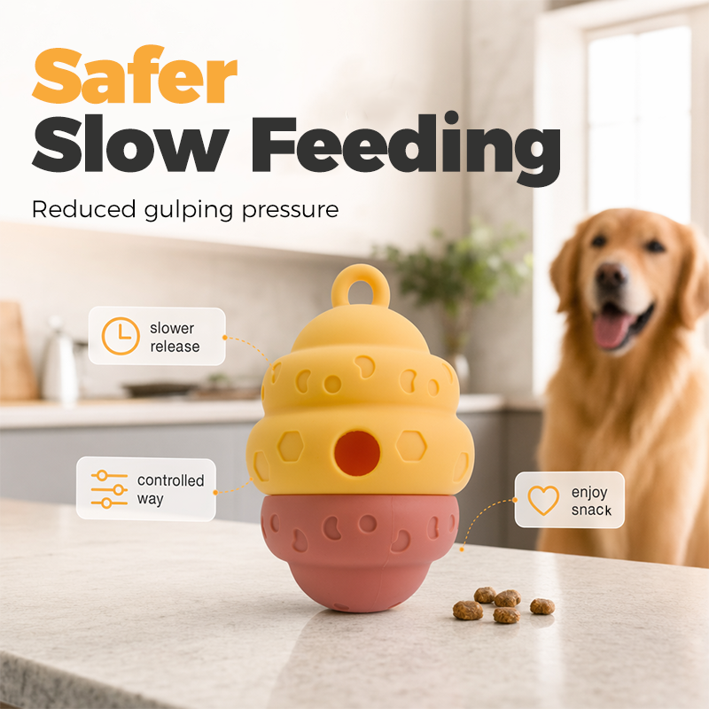 🐶Interactive Pet Slow Feeder & Chew Toy - Stop Boredom & Slow Down Fast Eating🐾 ✨