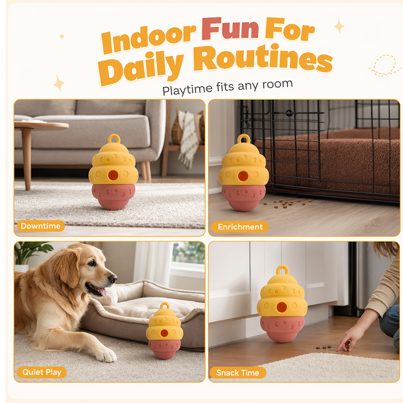 🐶Interactive Pet Slow Feeder & Chew Toy - Stop Boredom & Slow Down Fast Eating🐾 ✨