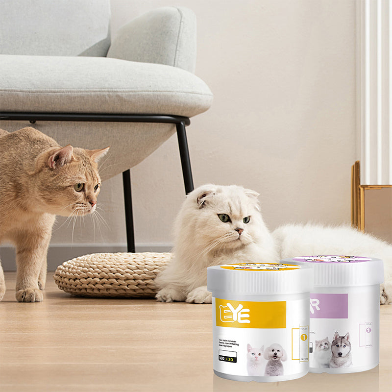 🥳2026 TOP-ANGEBOT🥳💞ÜBER 50.000 MAL VERKAUFT!🐾🌿 50% RABATT! Natürliche pflanzliche Feuchttücher für Haustiere – Aloe Vera & Glycerin, pH-neutral. Entfernt sanft Tränenflecken & Ohrenschmalz. Sicher für den täglichen Gebrauch! 🧻✨