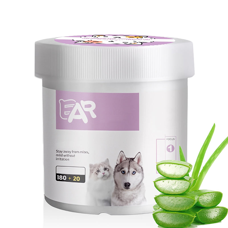 🥳2026 TOP-ANGEBOT🥳💞ÜBER 50.000 MAL VERKAUFT!🐾🌿 50% RABATT! Natürliche pflanzliche Feuchttücher für Haustiere – Aloe Vera & Glycerin, pH-neutral. Entfernt sanft Tränenflecken & Ohrenschmalz. Sicher für den täglichen Gebrauch! 🧻✨
