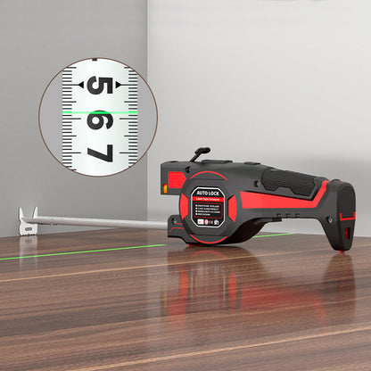 📐2-in-1 Tape Measure With Laser Guide – Laser Precision Measuring Made Easy🛠️✨