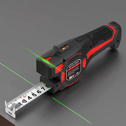 📐2-in-1 Tape Measure With Laser Guide – Laser Precision Measuring Made Easy🛠️✨