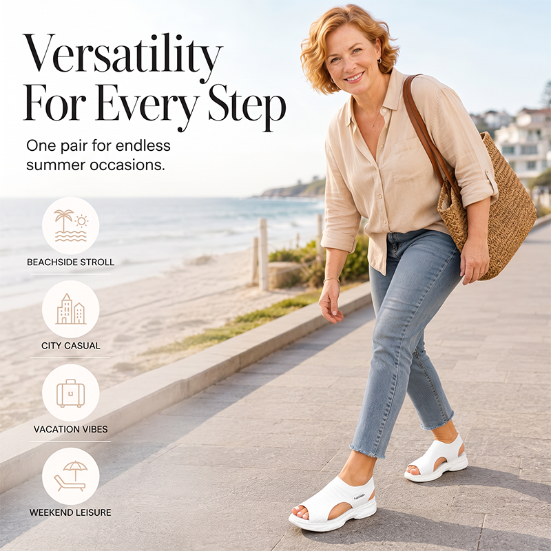 ✨Women's Casual Knit Platform Sandals – Lightweight Comfort Meets Everyday Summer Style ☀️