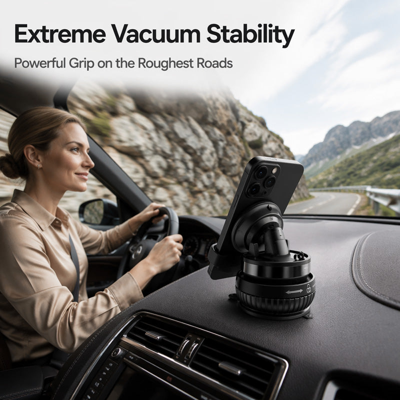 🚗360 Rotating Dashboard Phone Mount – Secure Grip, 360° Rotation & Hands-Free Driving ✨