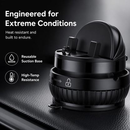 🚗360 Rotating Dashboard Phone Mount – Secure Grip, 360° Rotation & Hands-Free Driving ✨
