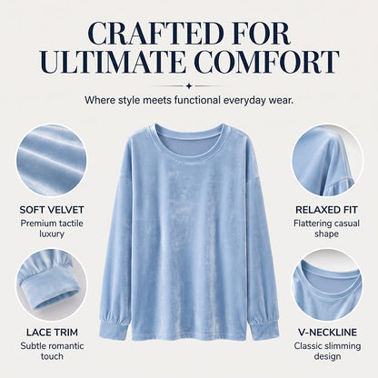 🔥 50% Off! ✨ Women's Crew-Neck Long-Sleeve Casual Top — An Everyday Essential For Any Occasion 🌿