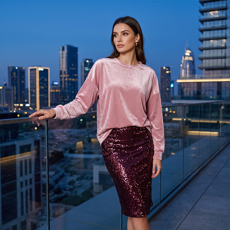 🔥 50% Off! ✨ Women's Crew-Neck Long-Sleeve Casual Top — An Everyday Essential For Any Occasion 🌿
