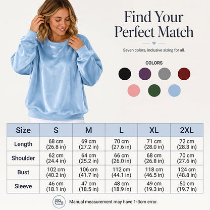 🔥 50% Off! ✨ Women's Crew-Neck Long-Sleeve Casual Top — An Everyday Essential For Any Occasion 🌿