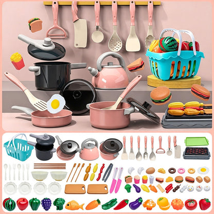 🔥 50% Off! 🏕️ Kids' Toy Kitchen—Create fun camping adventures and let children cook just like grown-ups ✨