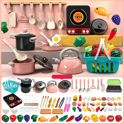 🔥 50% Off! 🏕️ Kids' Toy Kitchen—Create fun camping adventures and let children cook just like grown-ups ✨