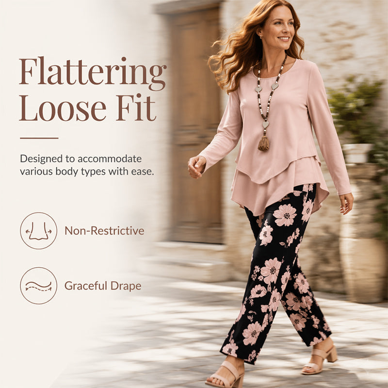 🔥 50% Off! 🌸 Women's Casual Two-piece Set (top and pants) ✨