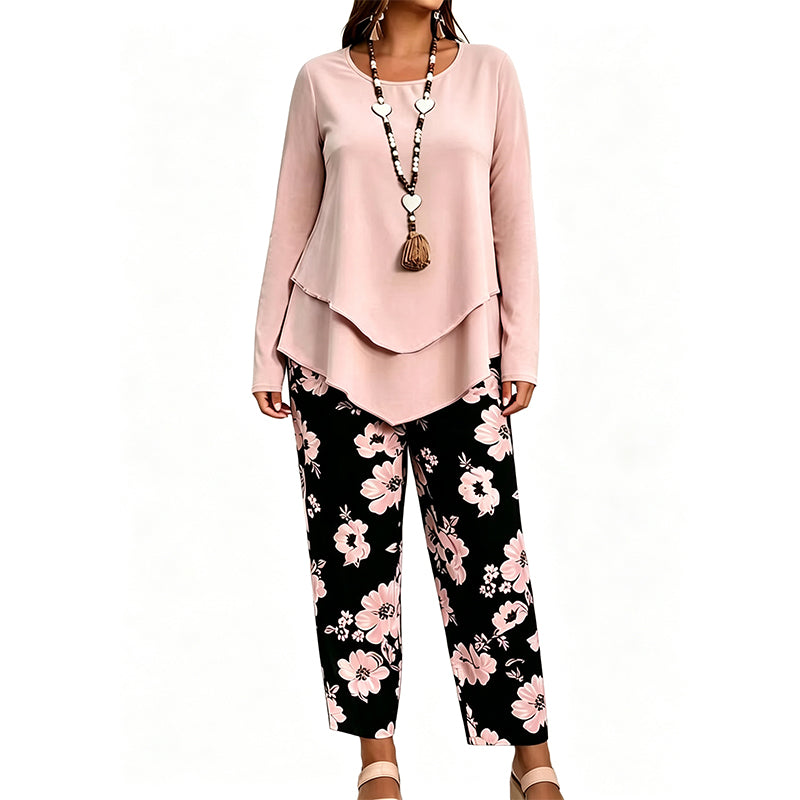 🔥 50% Off! 🌸 Women's Casual Two-piece Set (top and pants) ✨