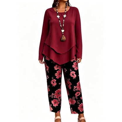 🔥 50% Off! 🌸 Women's Casual Two-piece Set (top and pants) ✨