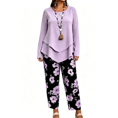 🔥 50% Off! 🌸 Women's Casual Two-piece Set (top and pants) ✨