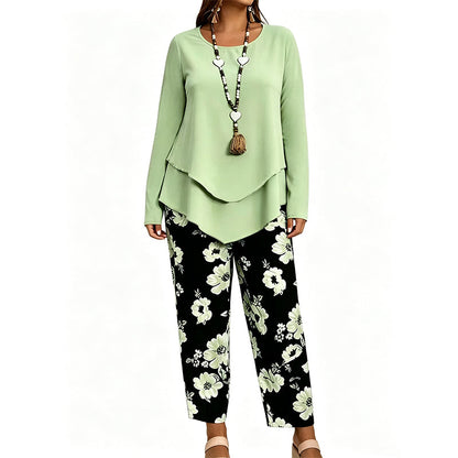 🔥 50% Off! 🌸 Women's Casual Two-piece Set (top and pants) ✨