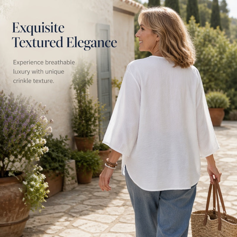 ⌛Limited-Time Offer-Women’s V-Neck Button Up Cardigan Casual Shirt – Lightweight Elegance For Effortless Everyday Style